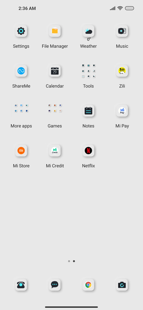 New Mimetic Simple screenshot
