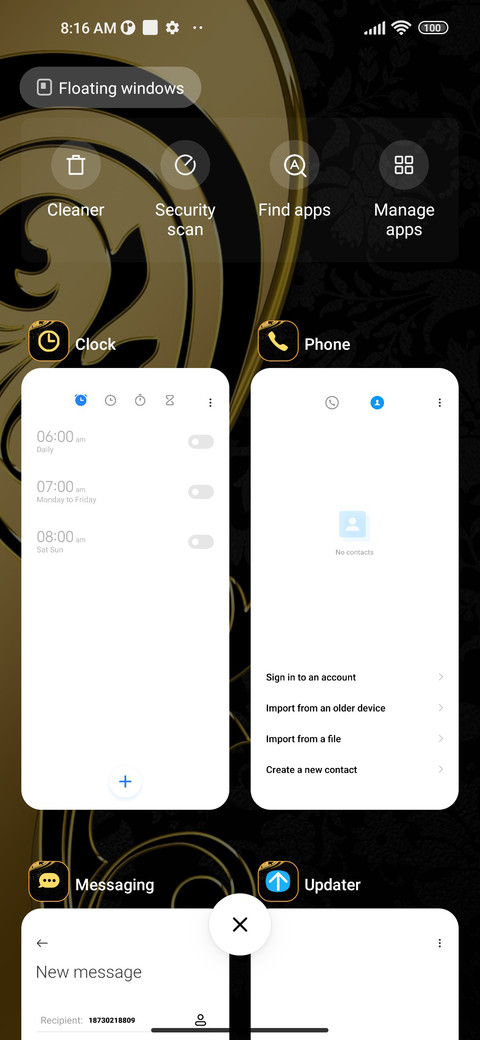 Luxury black screenshot