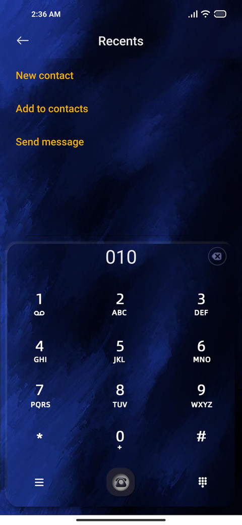 Blue Abstract screenshot
