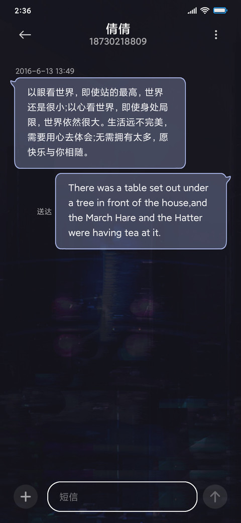 冷色科技动态特效 screenshot
