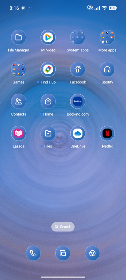 Blue Spin screenshot
