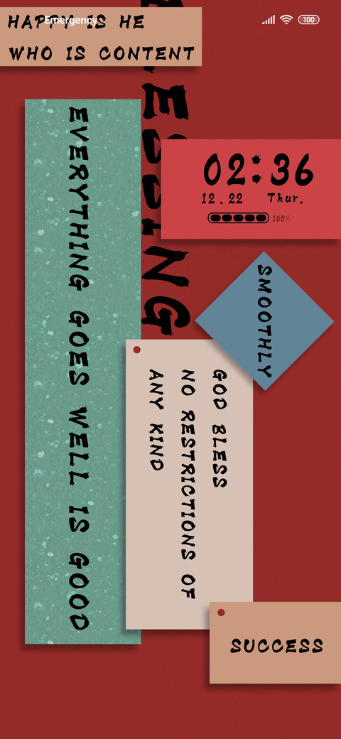 New Year greetings screenshot