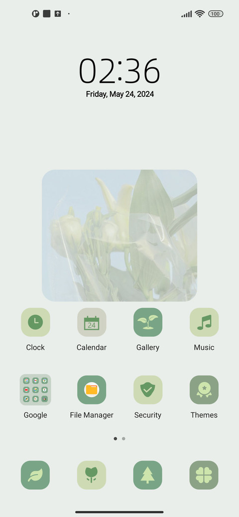 Green in spring screenshot