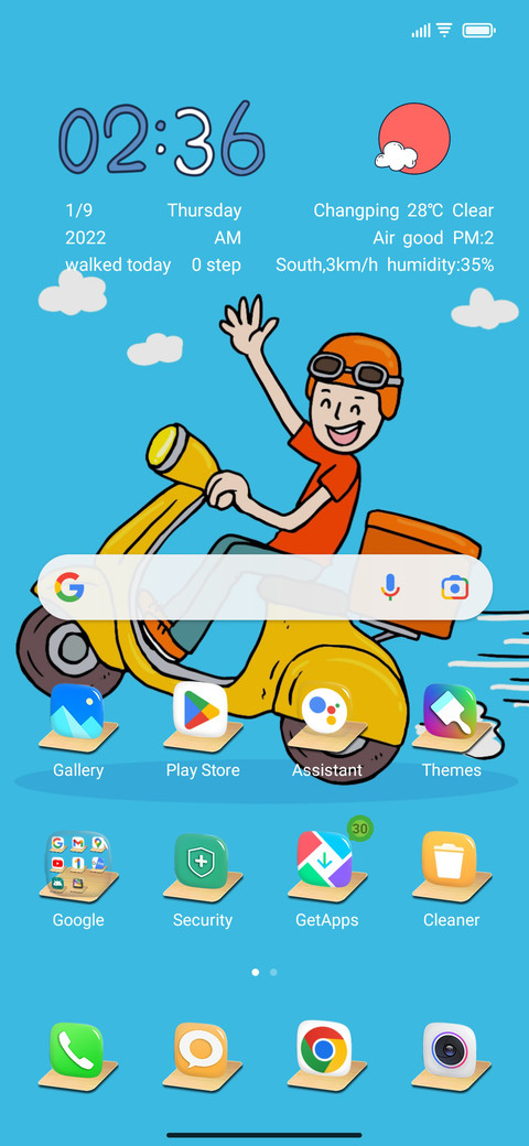 moto IZ screenshot