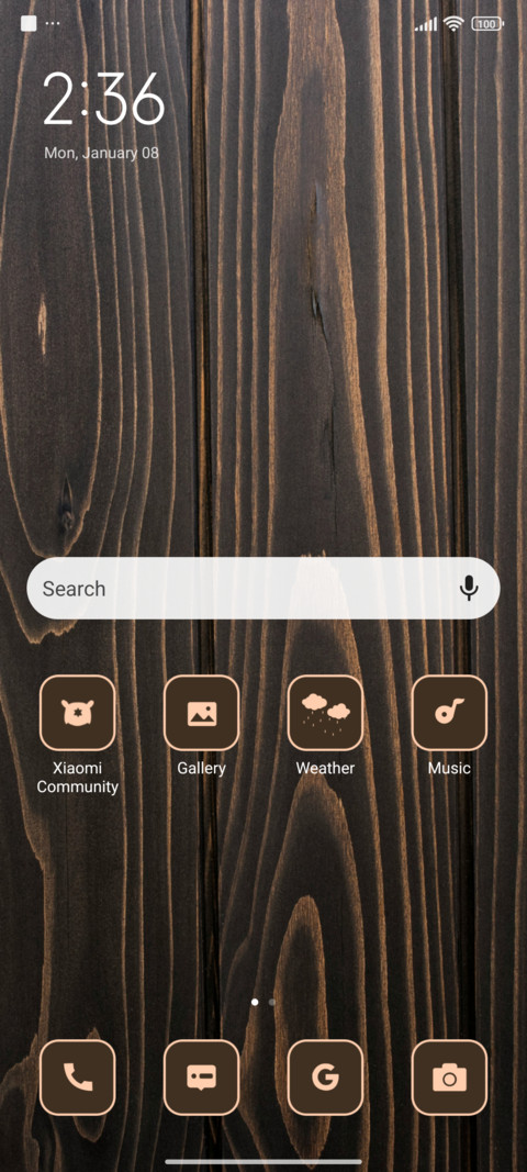 Birch veneer screenshot