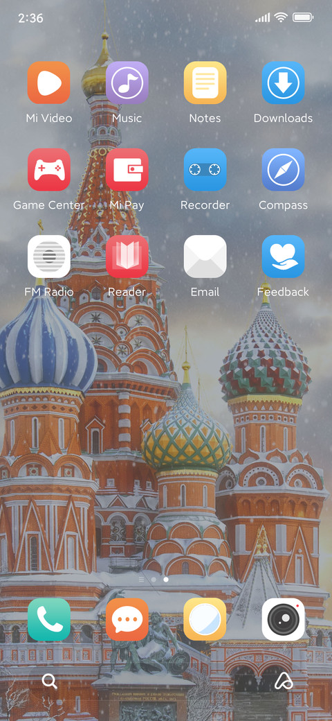 Castle in snow screenshot