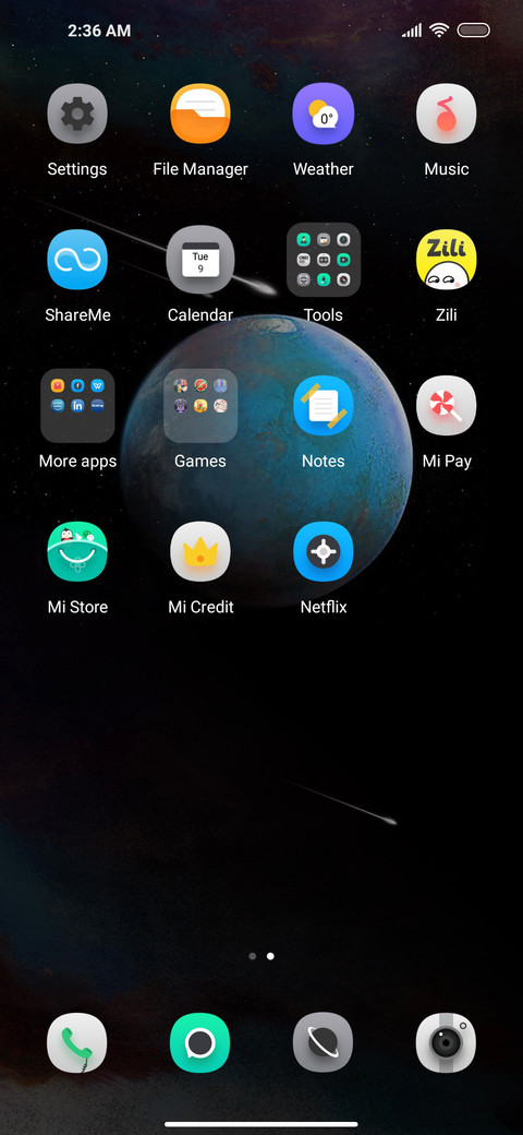 Blue planet screenshot