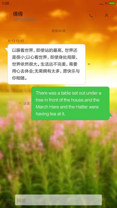 夏日黄昏（泡泡特效） screenshot