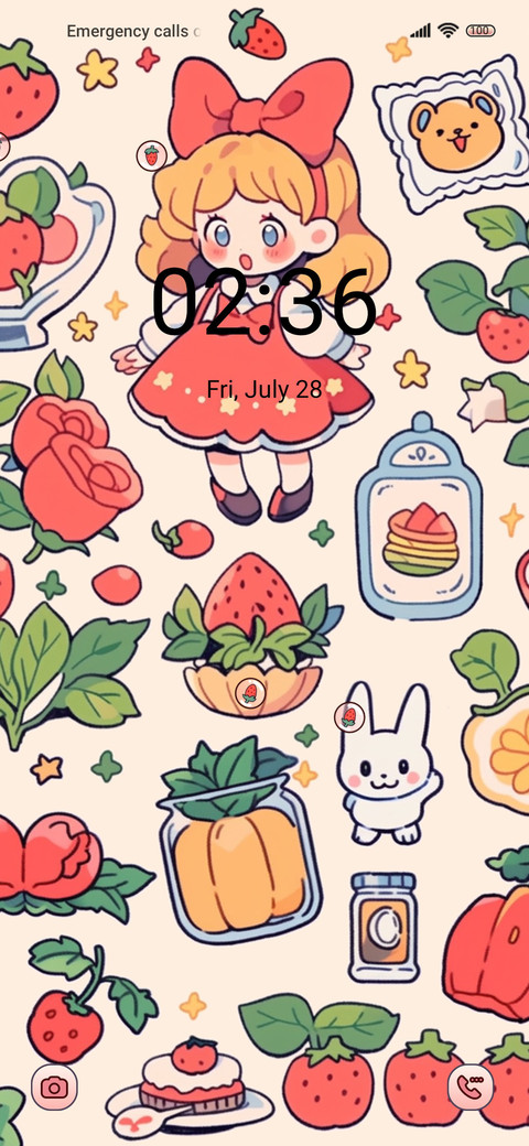 Strawberry girl screenshot