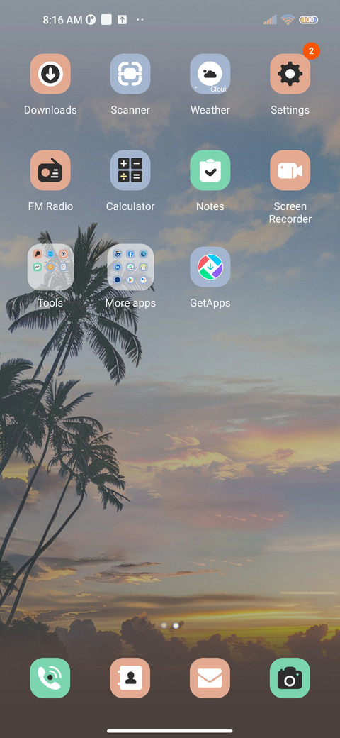Sunset beach screenshot