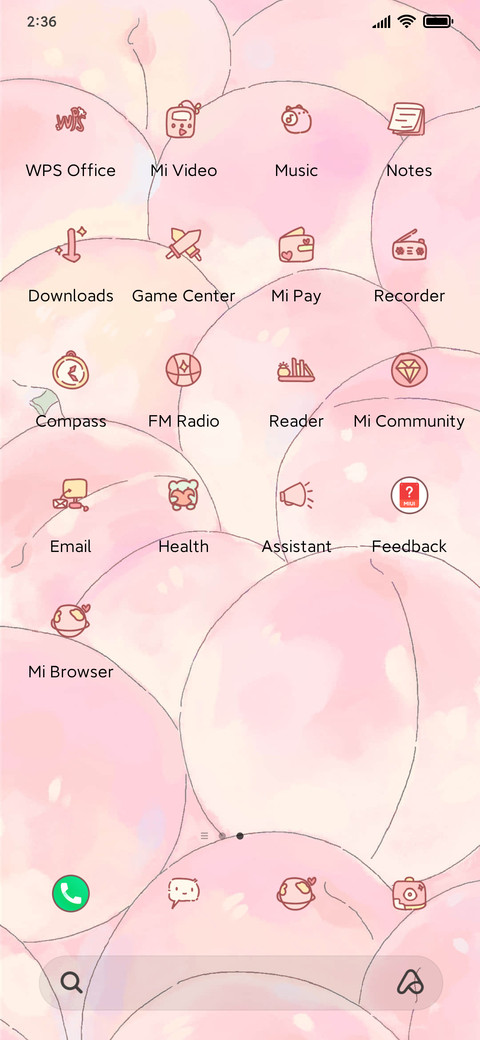Peach parrot screenshot