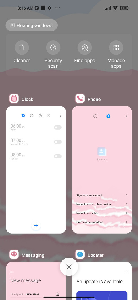 pink ocean screenshot