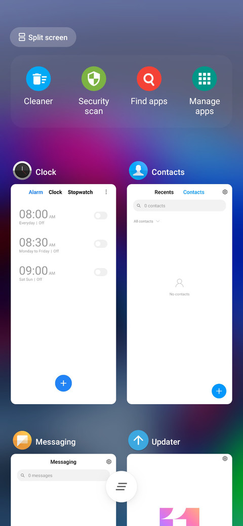 Material UX screenshot