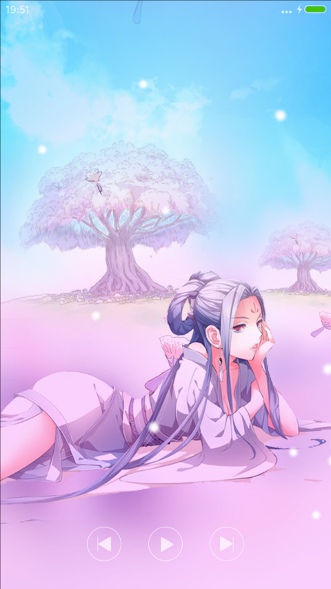 动态落花+下雪特效“腾讯动漫” screenshot