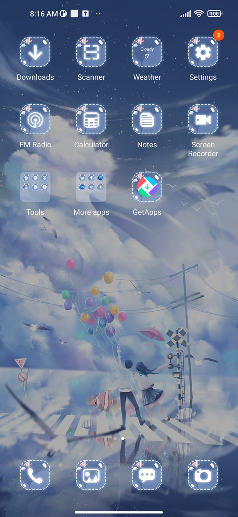 Sea of clouds screenshot