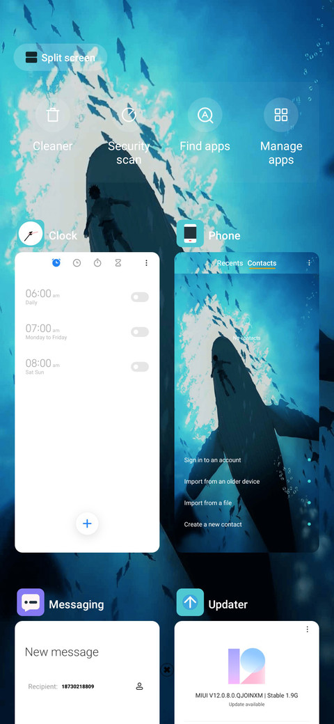 Whale and Sea screenshot