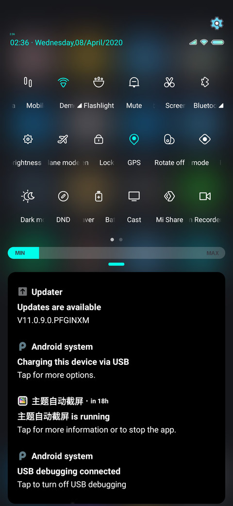 blue Dark v11 screenshot