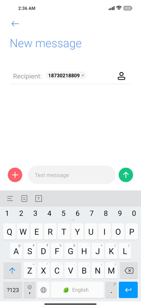 Refresh UI screenshot