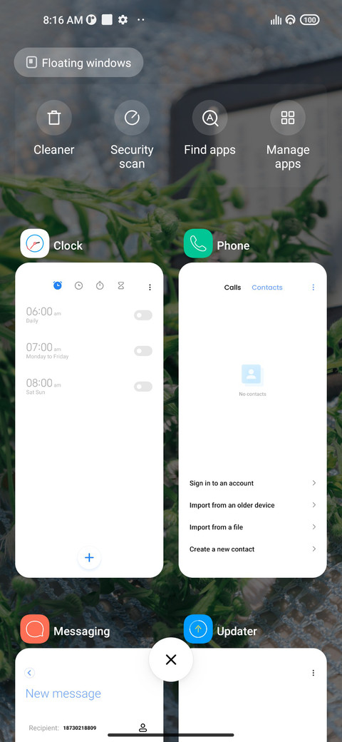 Spectrum UI v2 screenshot