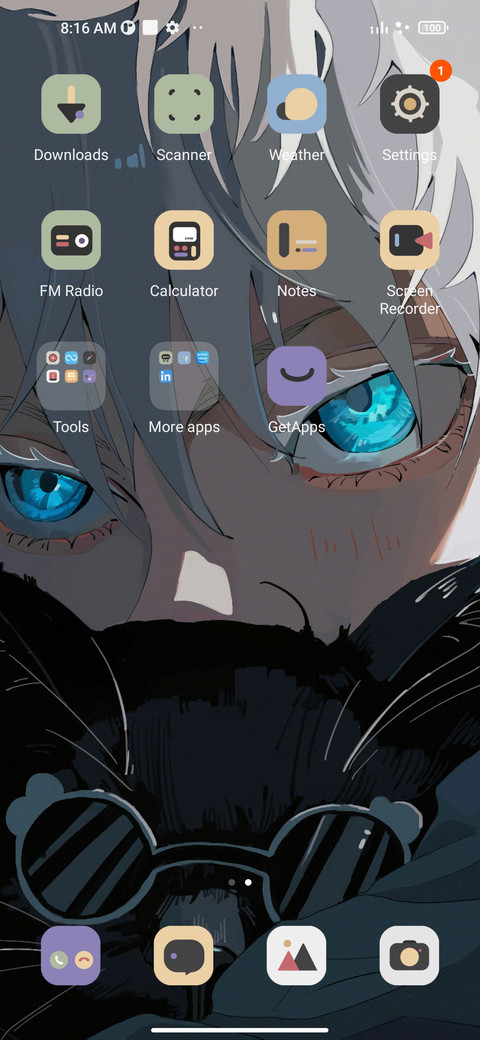 White haired youth screenshot