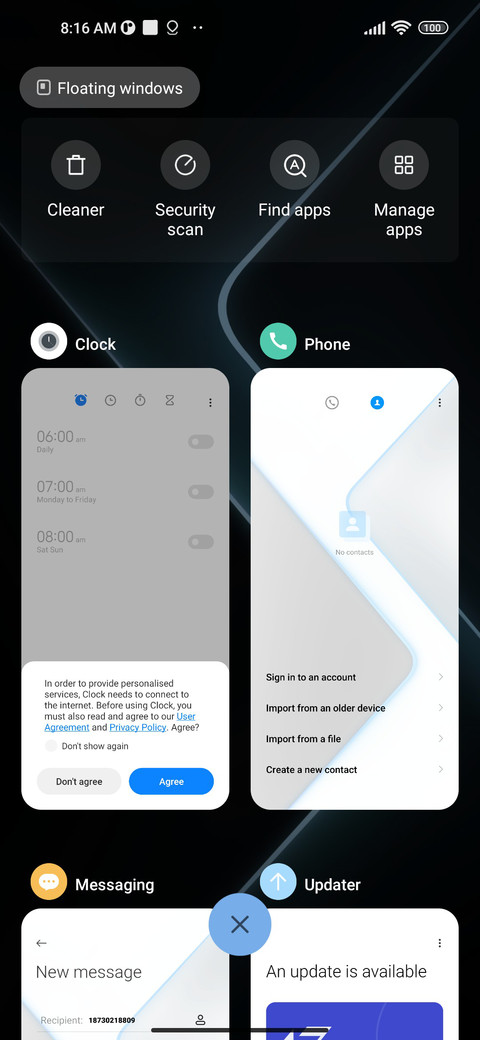 Boundary screenshot