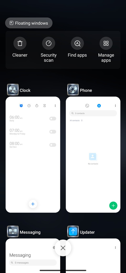 Blue metal screenshot