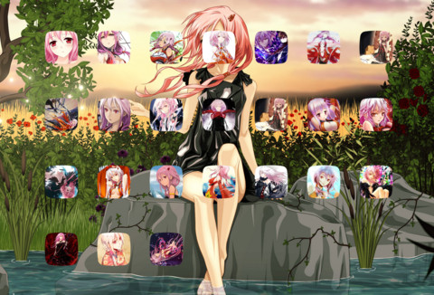 罪恶王冠の楪祈（开机动画+自由桌面+多锁屏多壁纸） screenshot