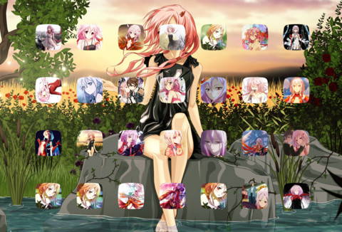 罪恶王冠の楪祈（开机动画+自由桌面+多锁屏多壁纸） screenshot