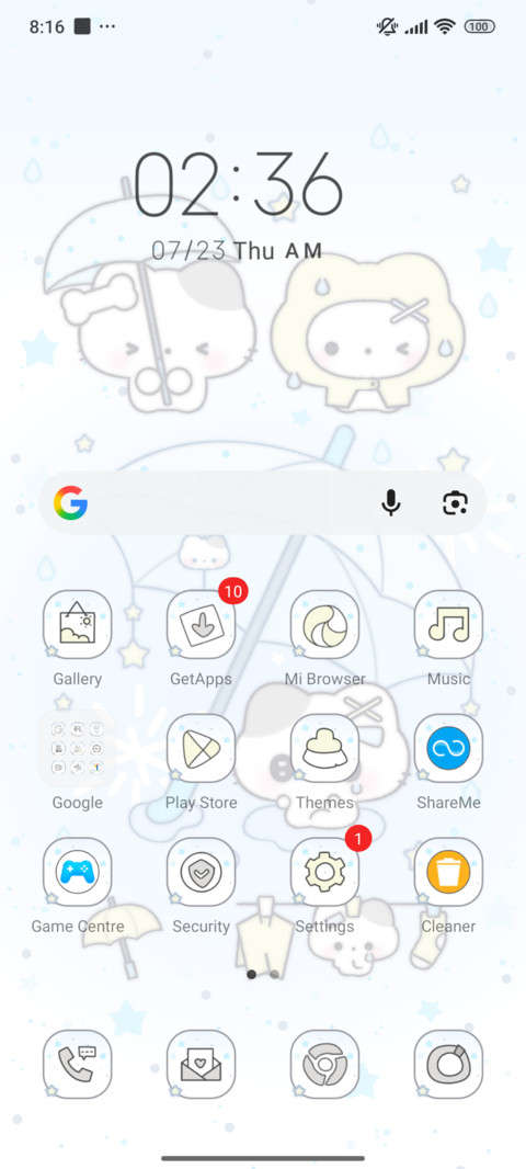 Rainy Cool Kitty screenshot