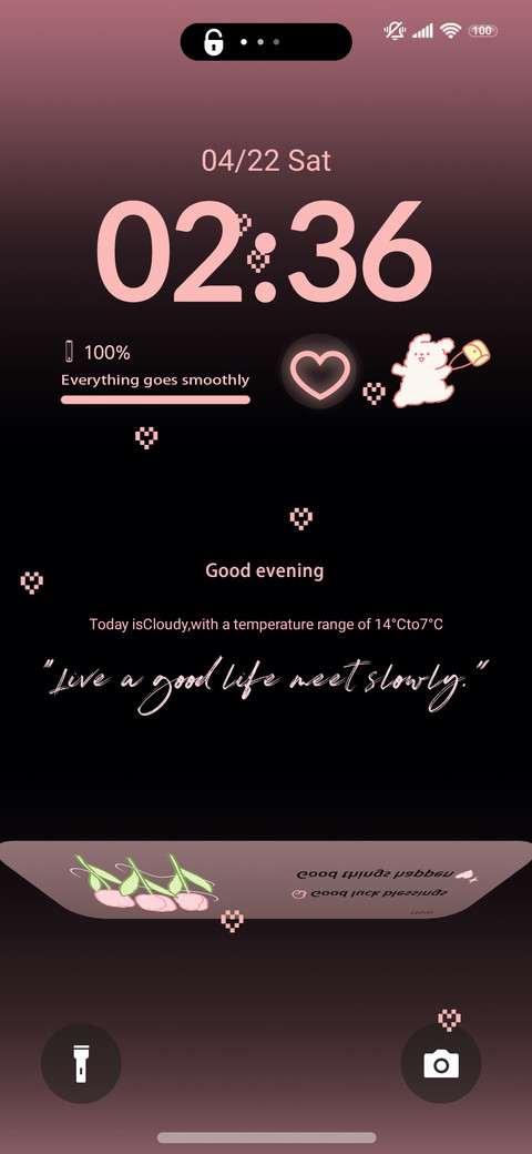 Pink Black Smart screenshot
