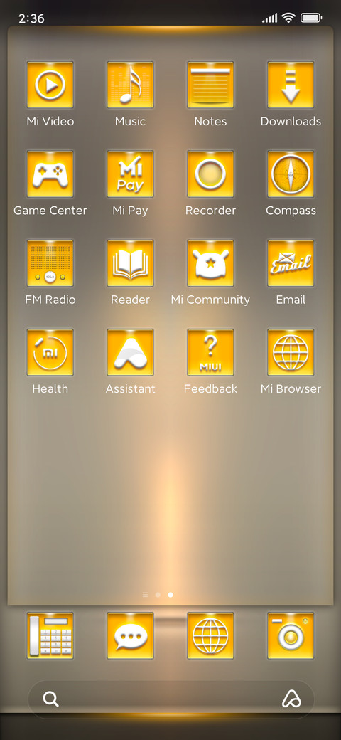 Orange screenshot