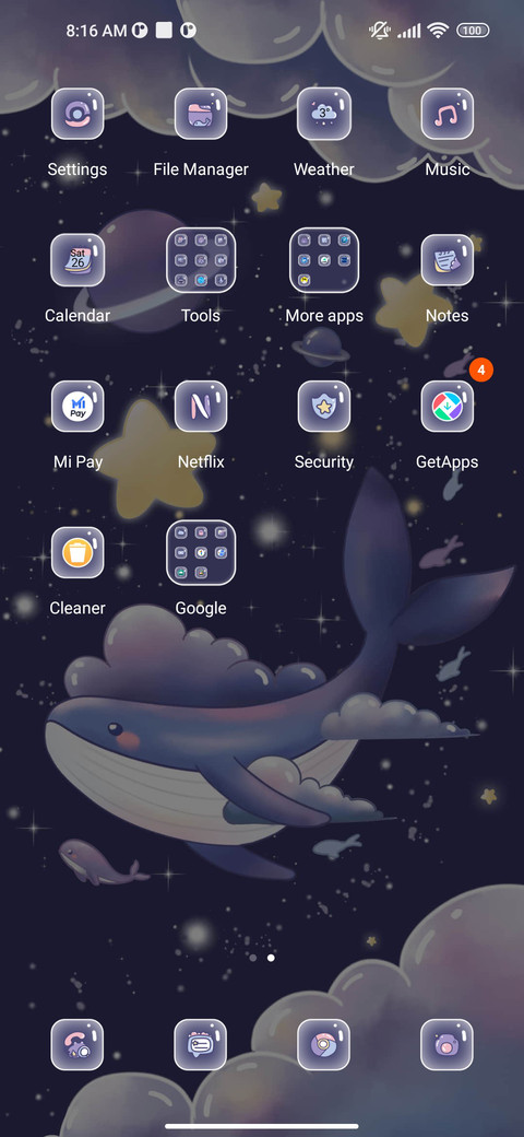 Dream whale screenshot