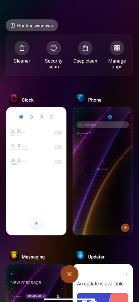 Rainbow lamp screenshot