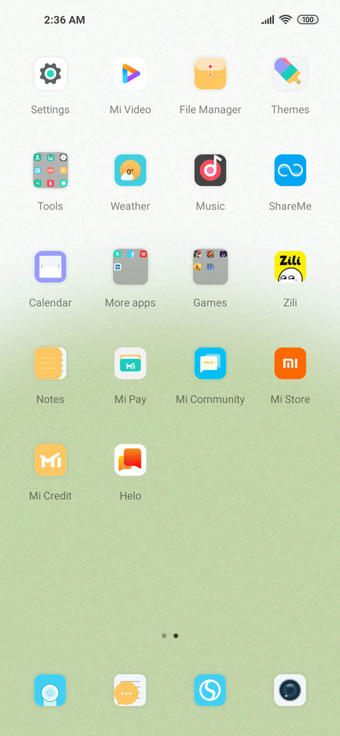 Simple color screenshot
