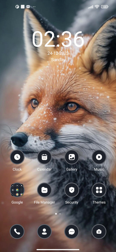 Snowy fox screenshot