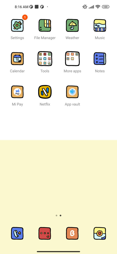 Hand-drawn icon screenshot