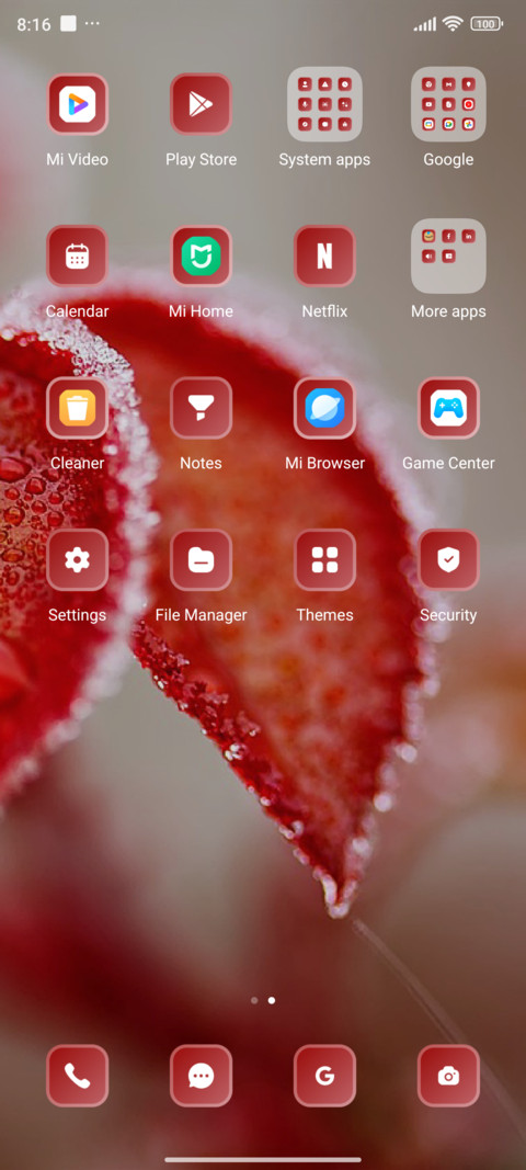 Leaf screenshot