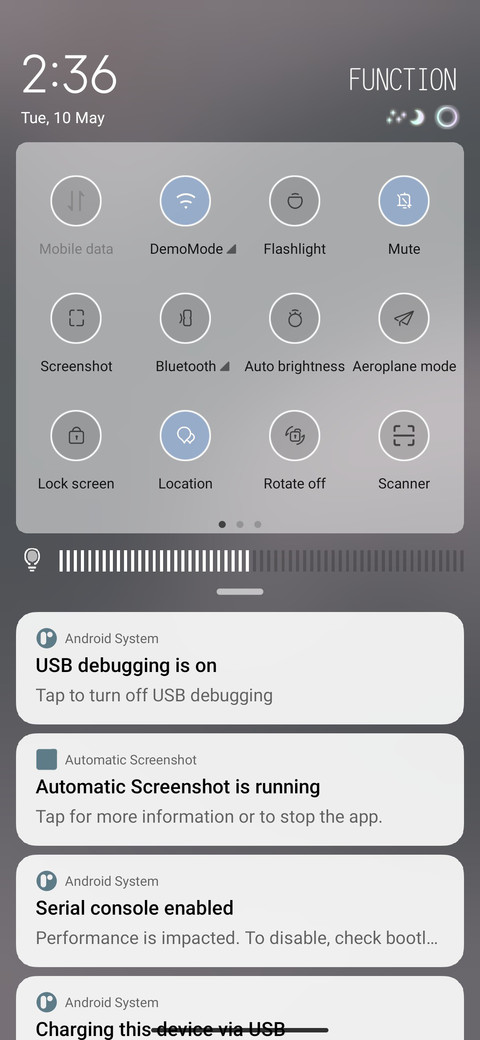 Grey sky screenshot