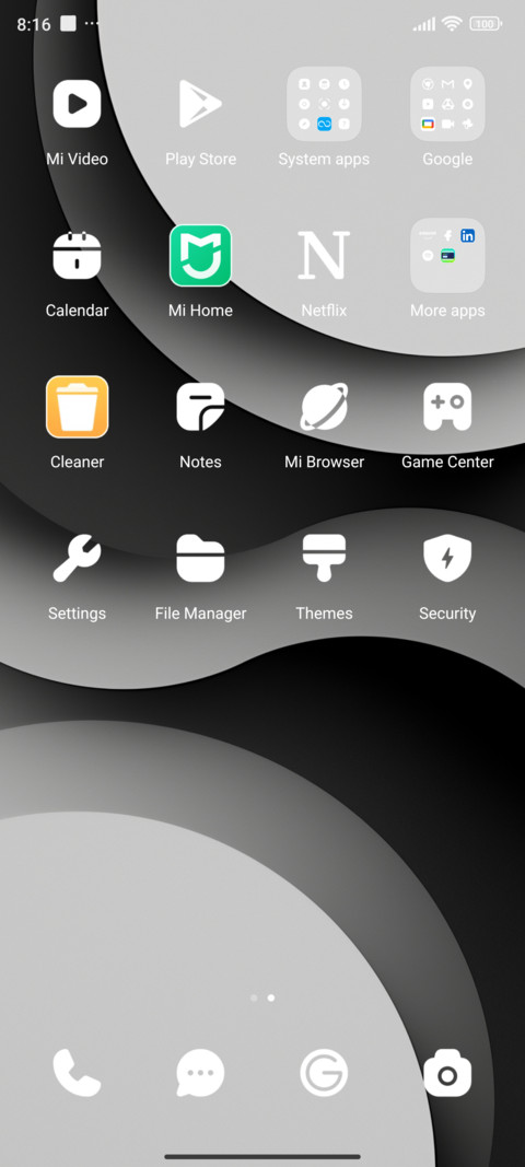 minimal screenshot