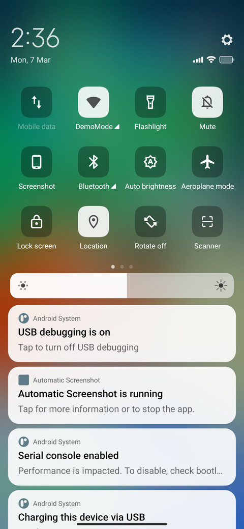 iOS 11 Pro screenshot