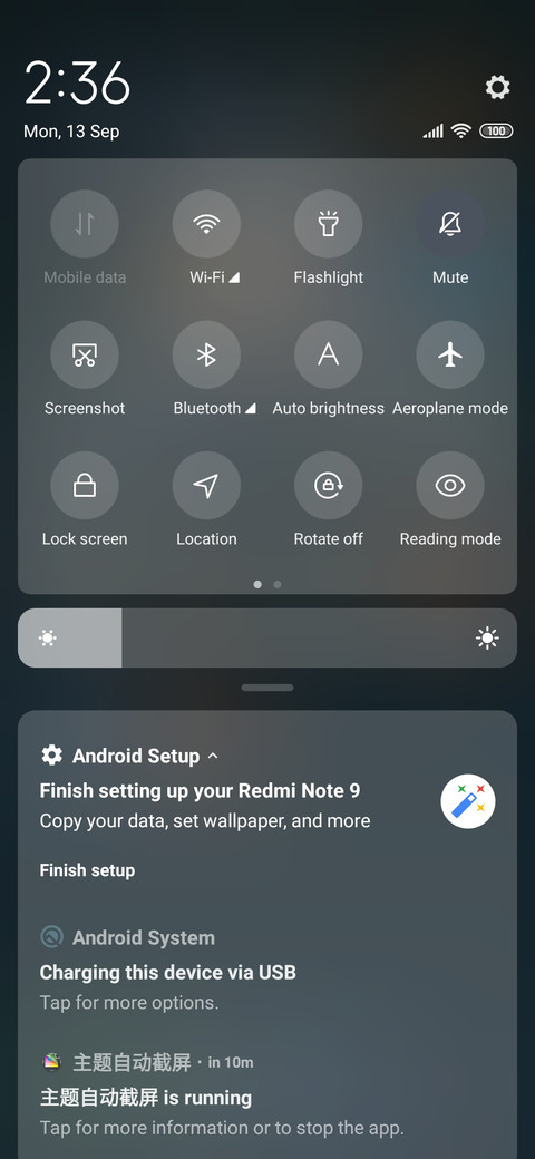 Business mottled screenshot