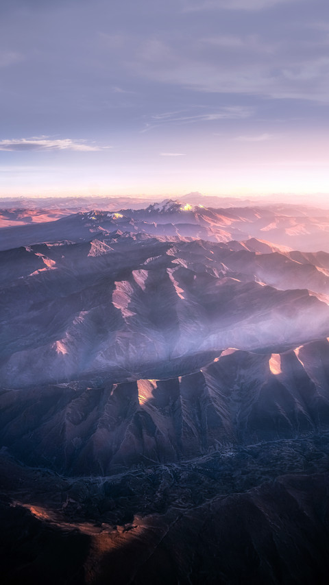 Aerial Scenery of Shannan Region in Tibet screenshot