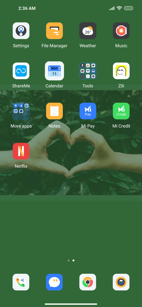 love heart screenshot