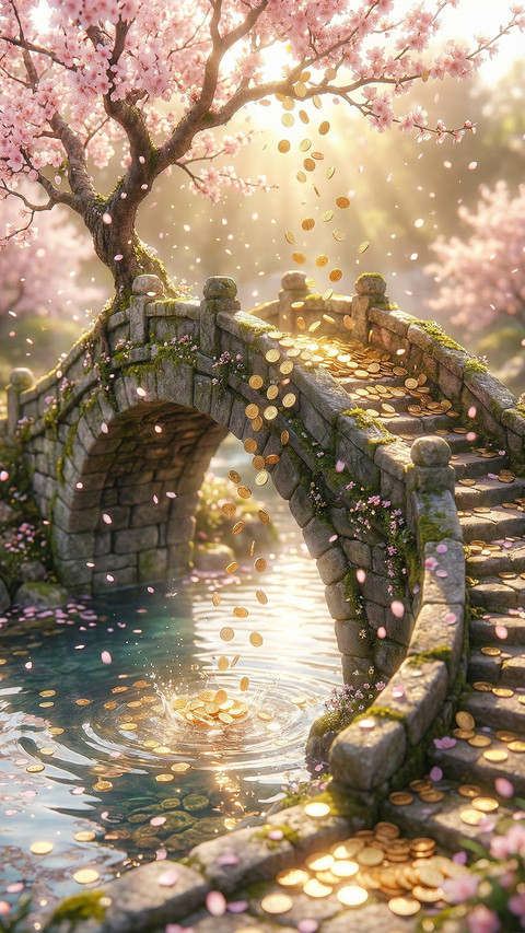 樱落金生，福满春泉 screenshot