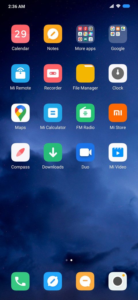 Navy Blue screenshot