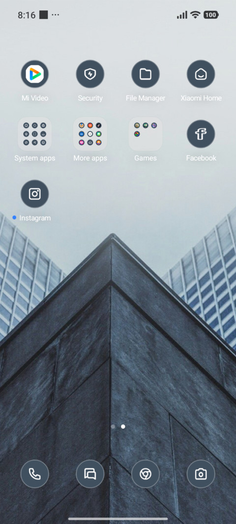 Blue Facade screenshot