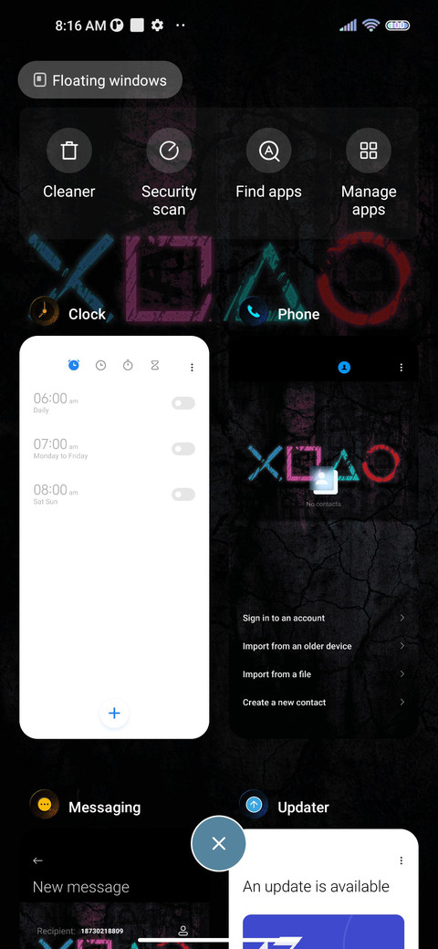 Black grain screenshot