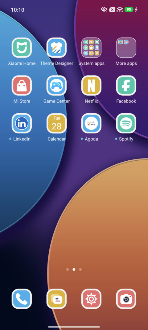 Blue Orange Purple screenshot