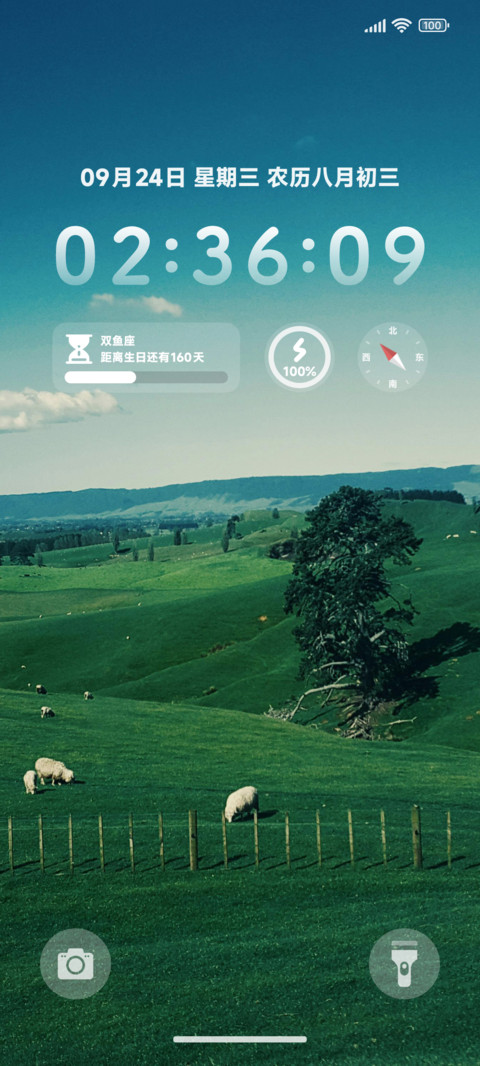 ins 绿色旷野 screenshot