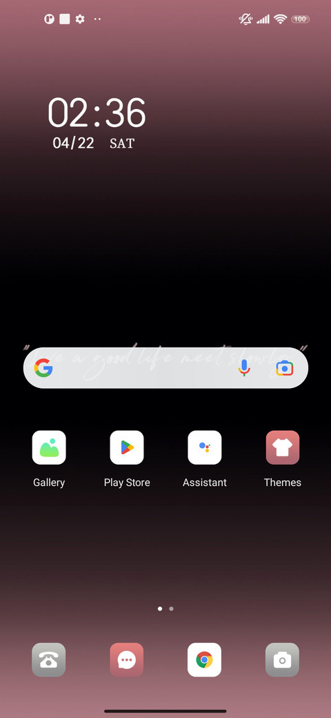 Pink Black Smart screenshot